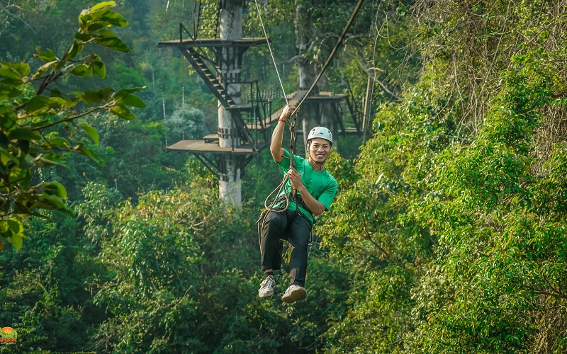 Hanuman World Phuket Zip line Tour 10 Platforms + Roller + Sky Walk