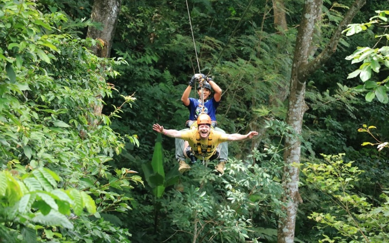 Hanuman World Phuket Zip line Tour 18 Platforms + Roller + Sky Walk