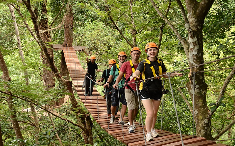 Hanuman World Phuket Zip line Tour 18 Platforms + Roller + Sky Walk