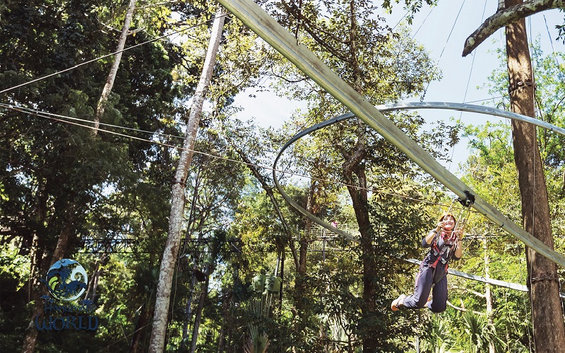 Hanuman World Phuket Zip line Tour 32 Platforms + Roller + Sky Walk