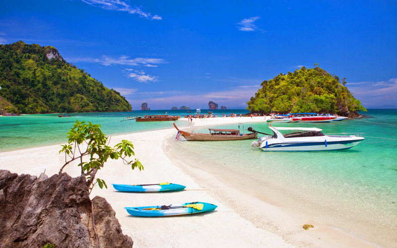 Krabi 3 Islands Snorkeling Tour by Big Boat and SpeedBoat Start from Phuket  only