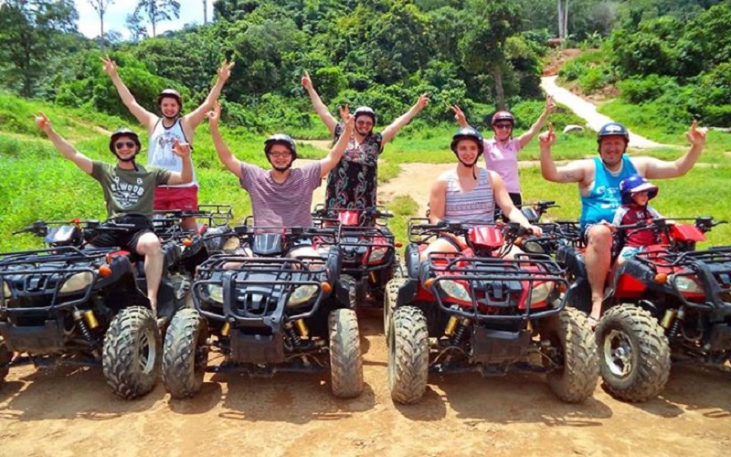 Rafting + ATV + Elephant Trekking + Flying Fox Tour